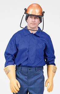 куртка-рубашка для защиты от электрической дуги рт 640w-2, 13 кал/см2